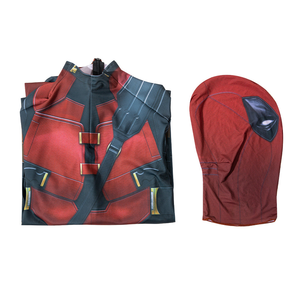Deadpool 3 Wade Wilson Deadpool Jumpsuit Cosplay Costumes Free Shipping