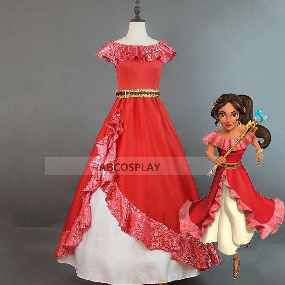 Elena of Avalor Elena Princess Dress Woman Cosplay Costumes,Princess