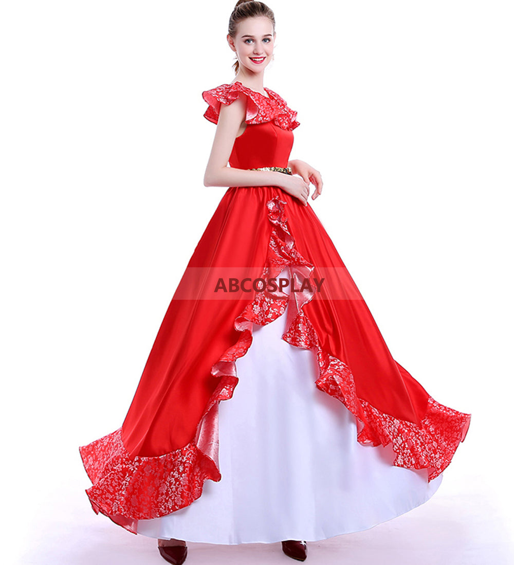 Elena of Avalor Elena Princess Dress Adult Kids Cosplay Costumes