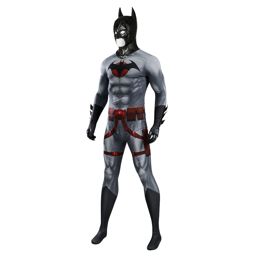 Flash Flashpoint Bruce Wayne Cosplay Costume Halloween Jumpsuit Free Shipping