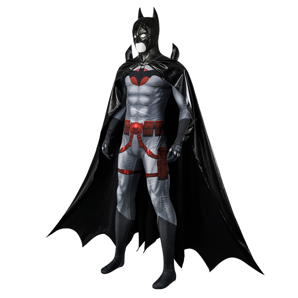 Flash Flashpoint Bruce Wayne Cosplay Costume Halloween Jumpsuit Free Shipping