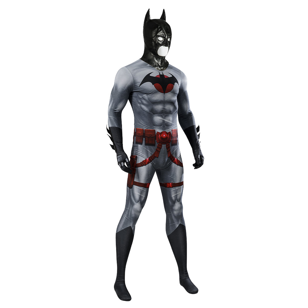 Flash Flashpoint Bruce Wayne Cosplay Costume Halloween Jumpsuit Free Shipping