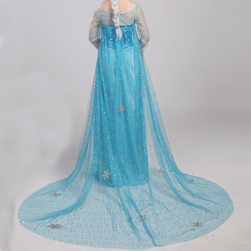 Frozen Elsa Priness Dress Elsa Queen Cosplay Costumes
