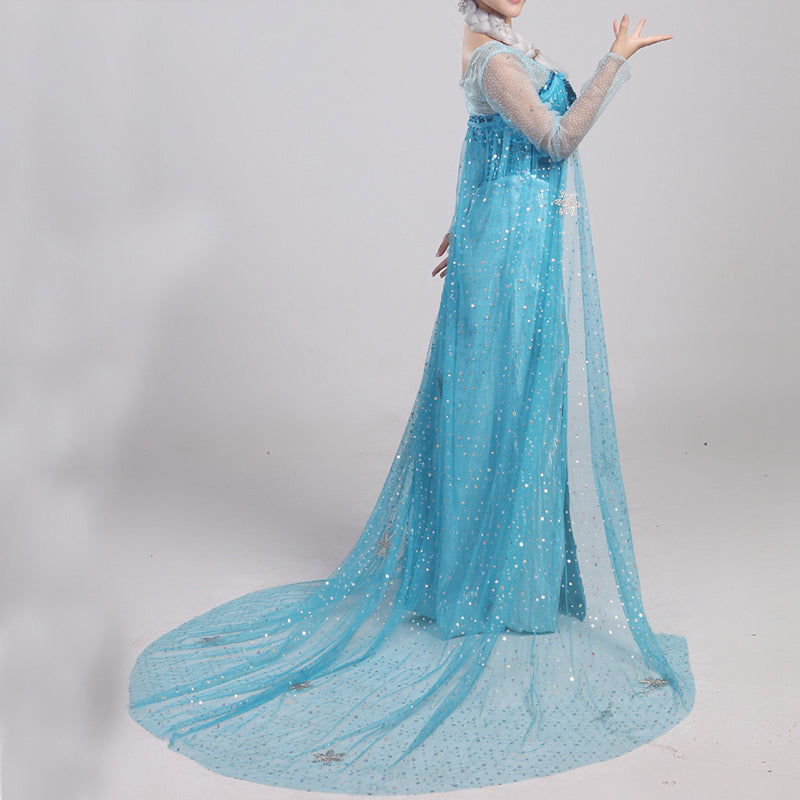 Frozen Elsa Priness Dress Elsa Queen Cosplay Costumes