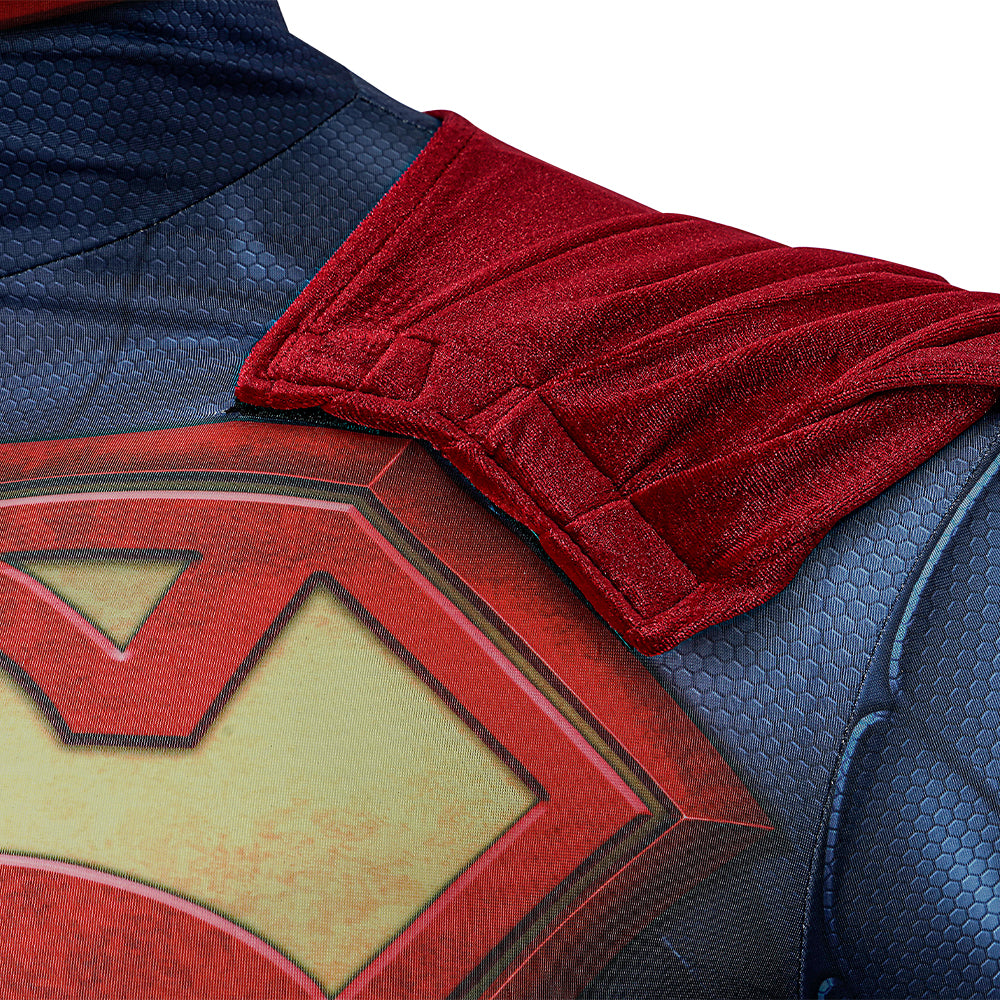 Injustice Gods Among Us Superman Clark Kent Cosplay Costumes Free Shipping