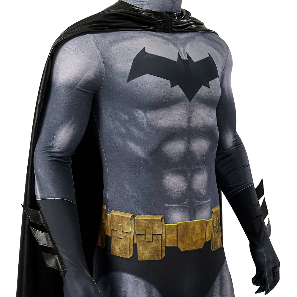 Justice League Warworld Batman Bruce Wayne Cosplay Jumpsuit Costume Halloween Jumpsuit