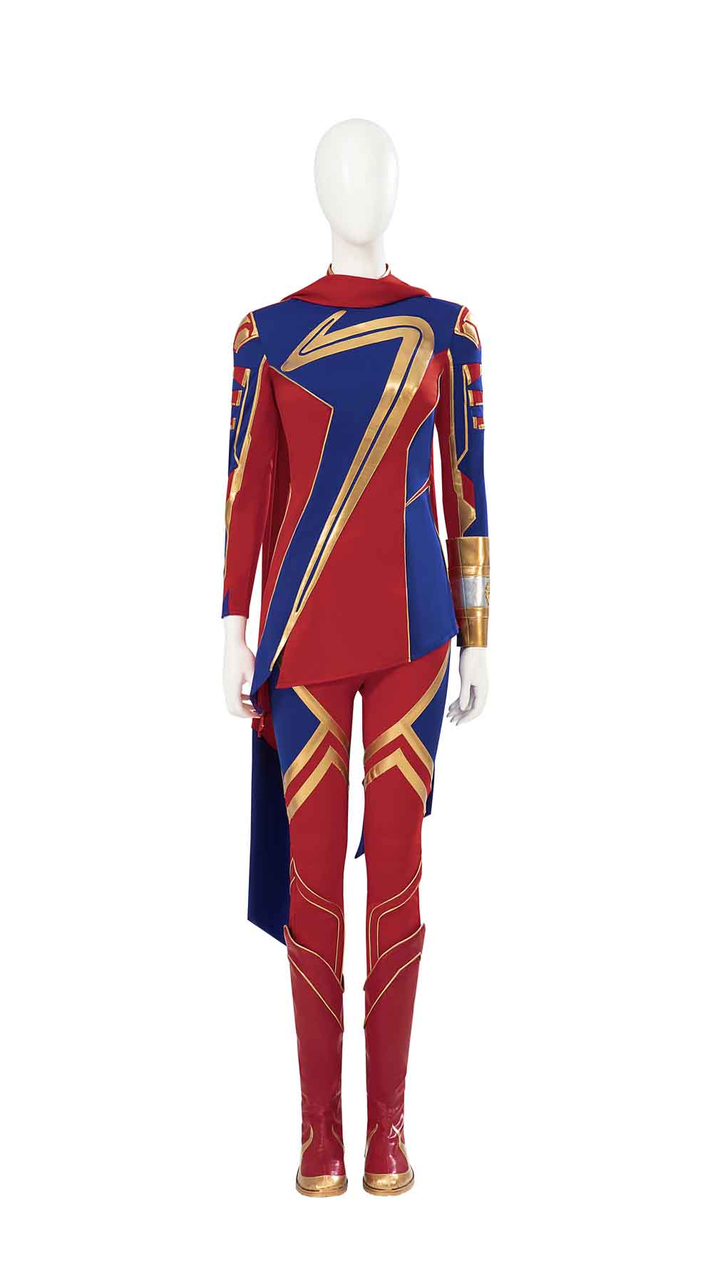 Captain Marvel 2 Kamala Khan Cosplay Costume Free Shipping