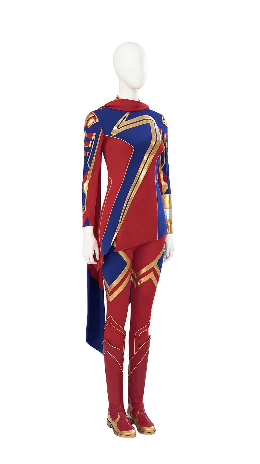 Captain Marvel 2 Kamala Khan Cosplay Costume Free Shipping