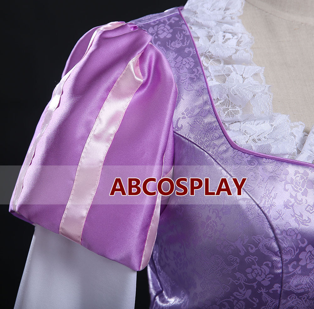 Rapunzel Princess Dress Tangled Rapunzel Embroidery Dress Cosplay Costume