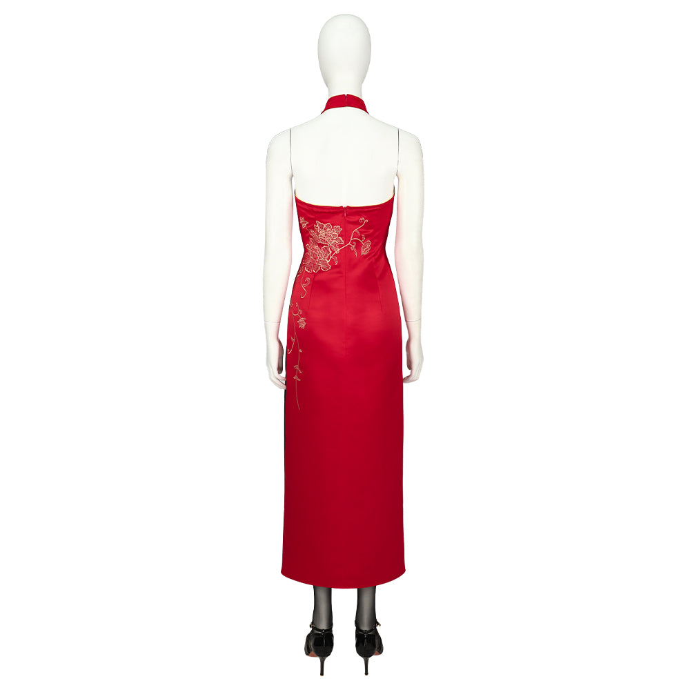 Resident Evil 4 Remake Ada Wong Cheongsam Cosplay Costume