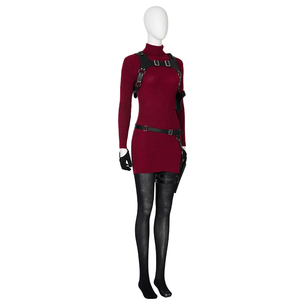 Resident Evil 4 Remake Ada Wong Cosplay Costumes Free Shipping
