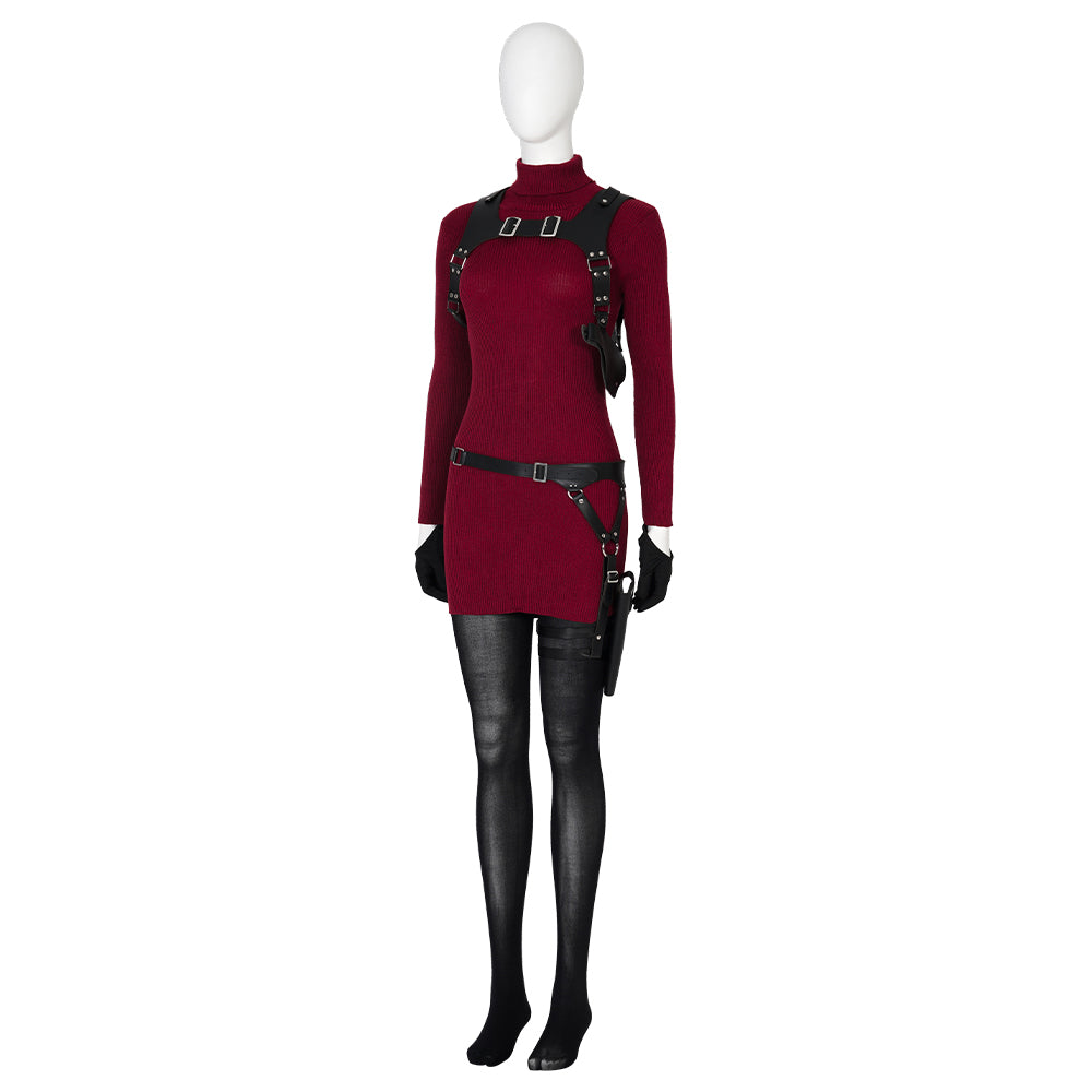 Resident Evil 4 Remake Ada Wong Cosplay Costumes Free Shipping