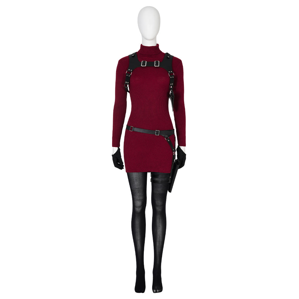 Resident Evil 4 Remake Ada Wong Cosplay Costumes Free Shipping