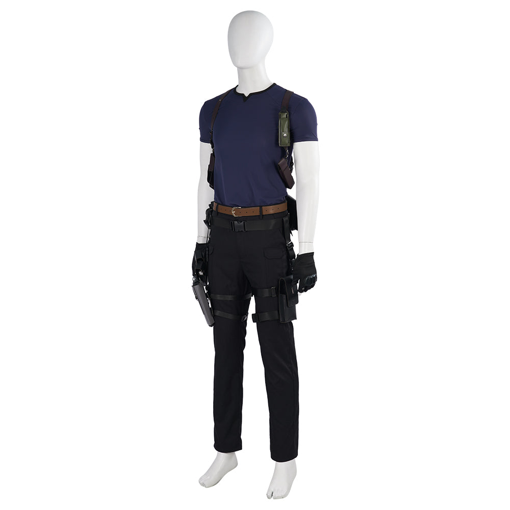 Resident Evil 4 Remake Leon Kennedy Cosplay Costumes