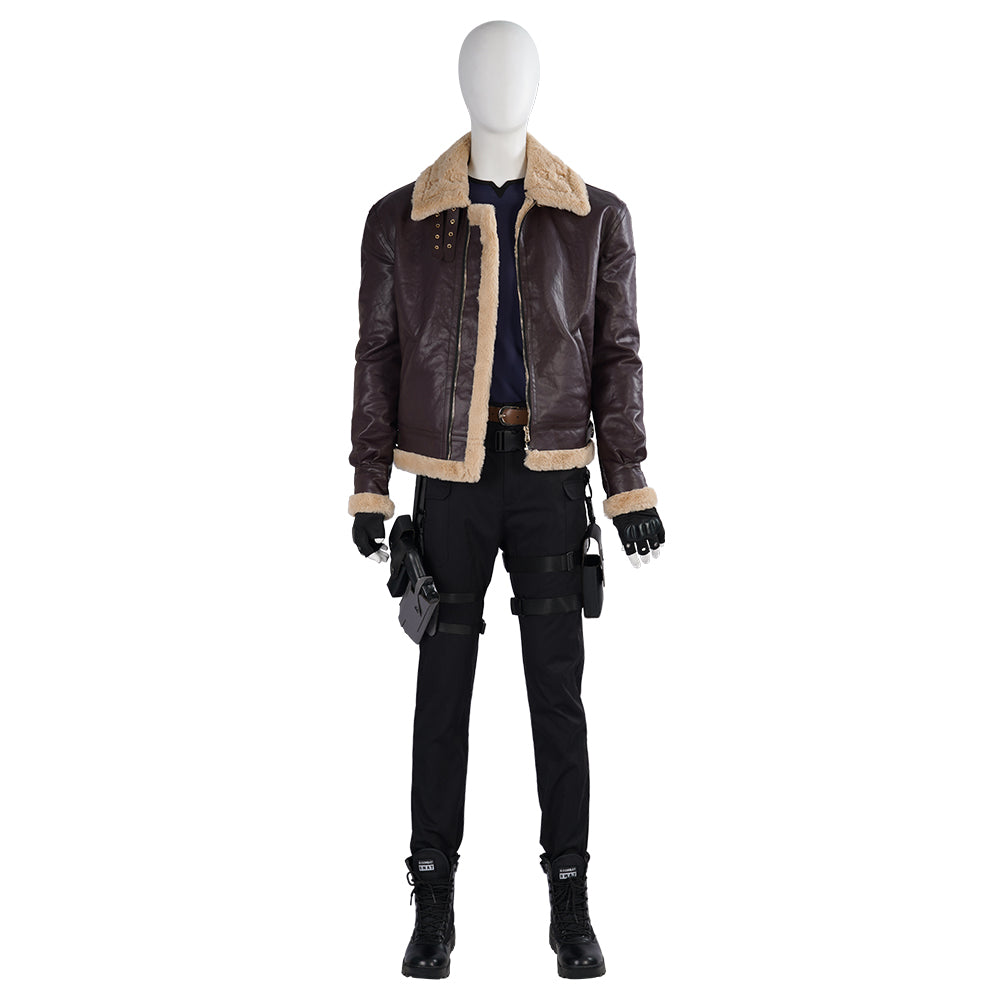 Resident Evil 4 Remake Leon Kennedy Cosplay Costumes