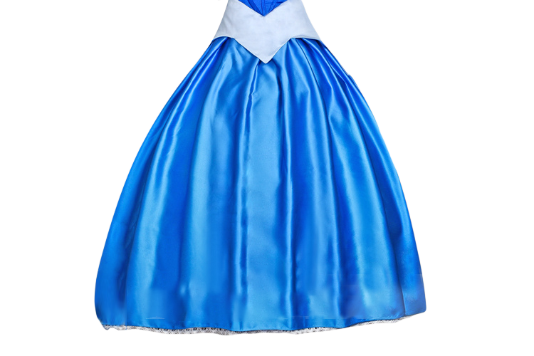 Princess Sleeping Beauty Aurora Dress Blue Adult Cosplay Costume