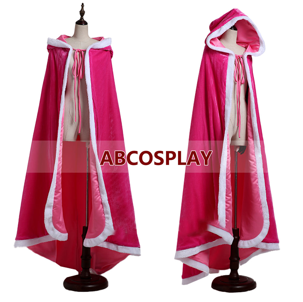 Sleeping Beauty Aurora Princess Cloak Cosplay Costume