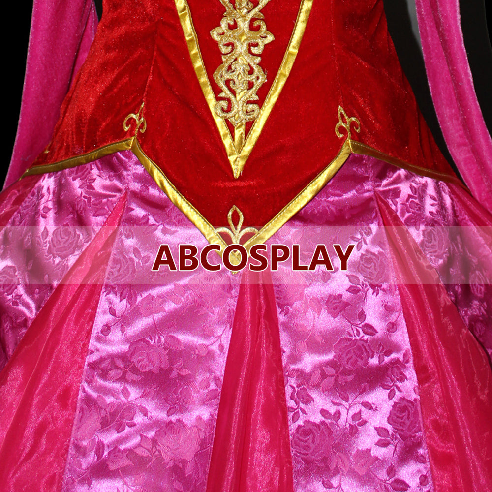 Sleeping Beauty Aurora Princess Dress Cosplay Costume