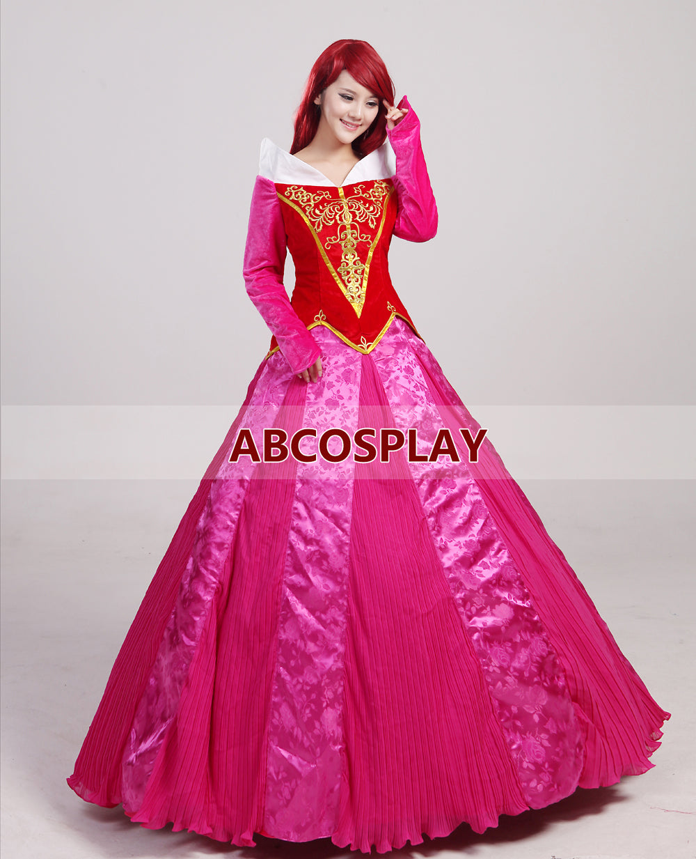 Sleeping Beauty Aurora Princess Dress Cosplay Costume