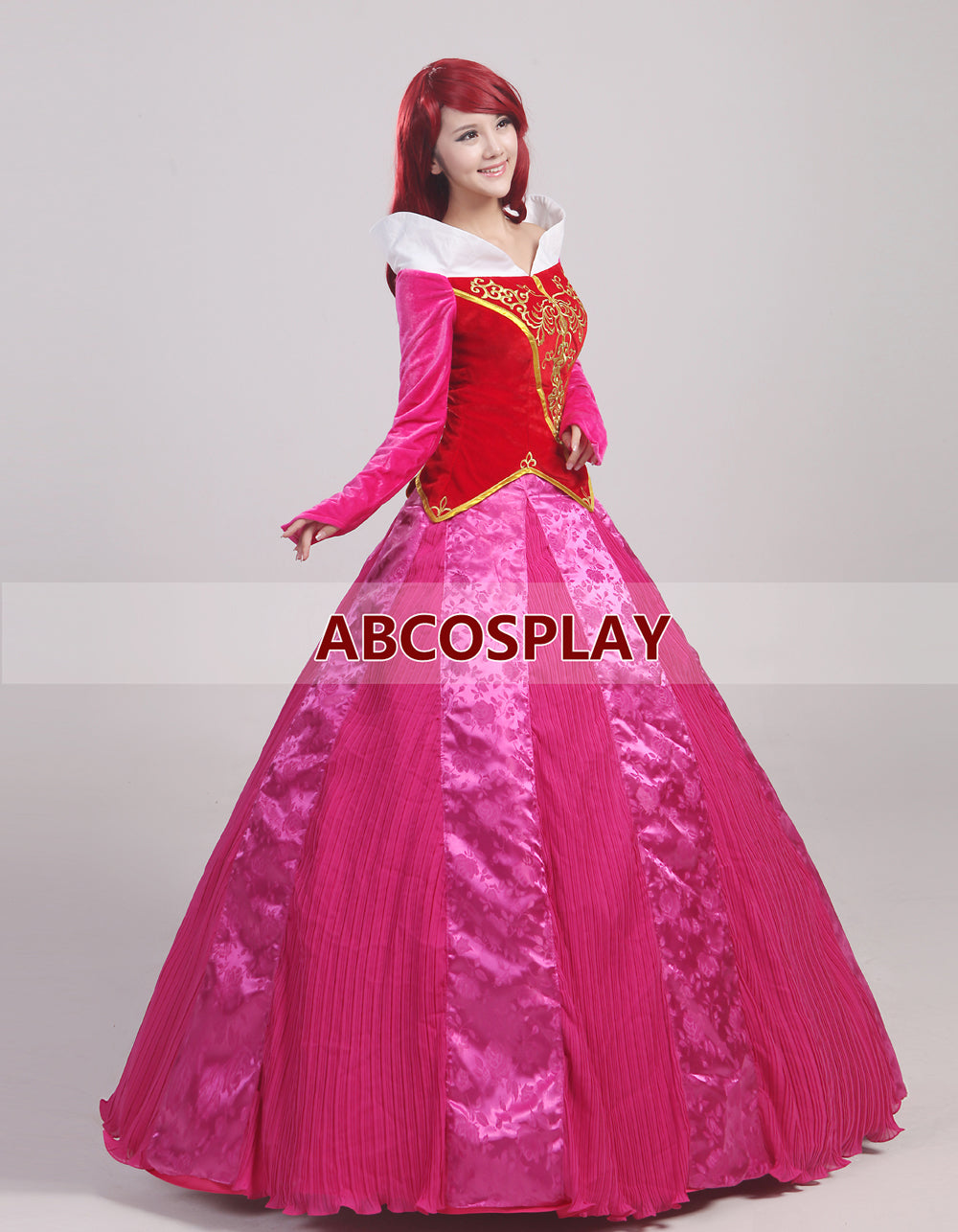 Sleeping Beauty Aurora Princess Dress Cosplay Costume