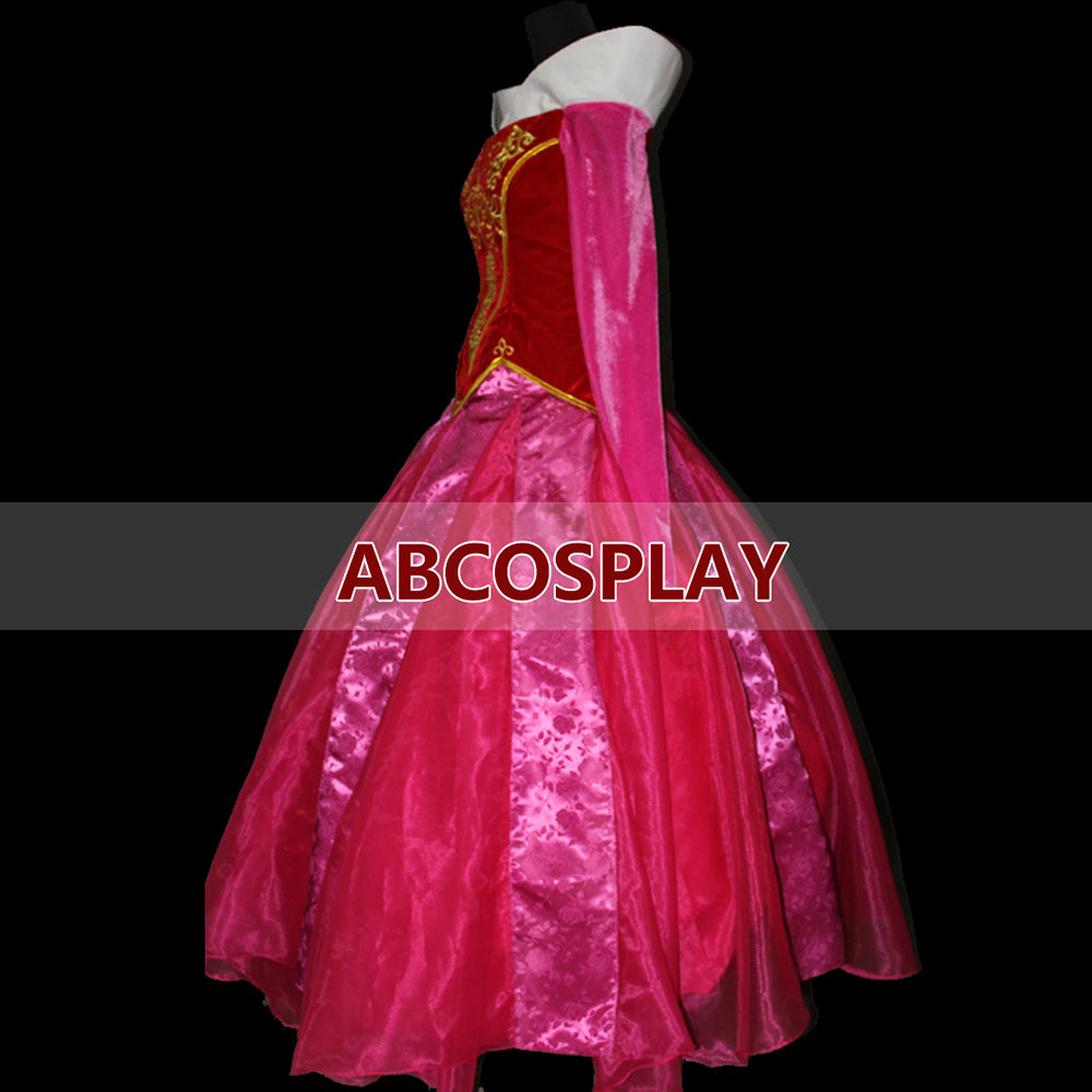 Sleeping Beauty Aurora Princess Dress Cosplay Costume