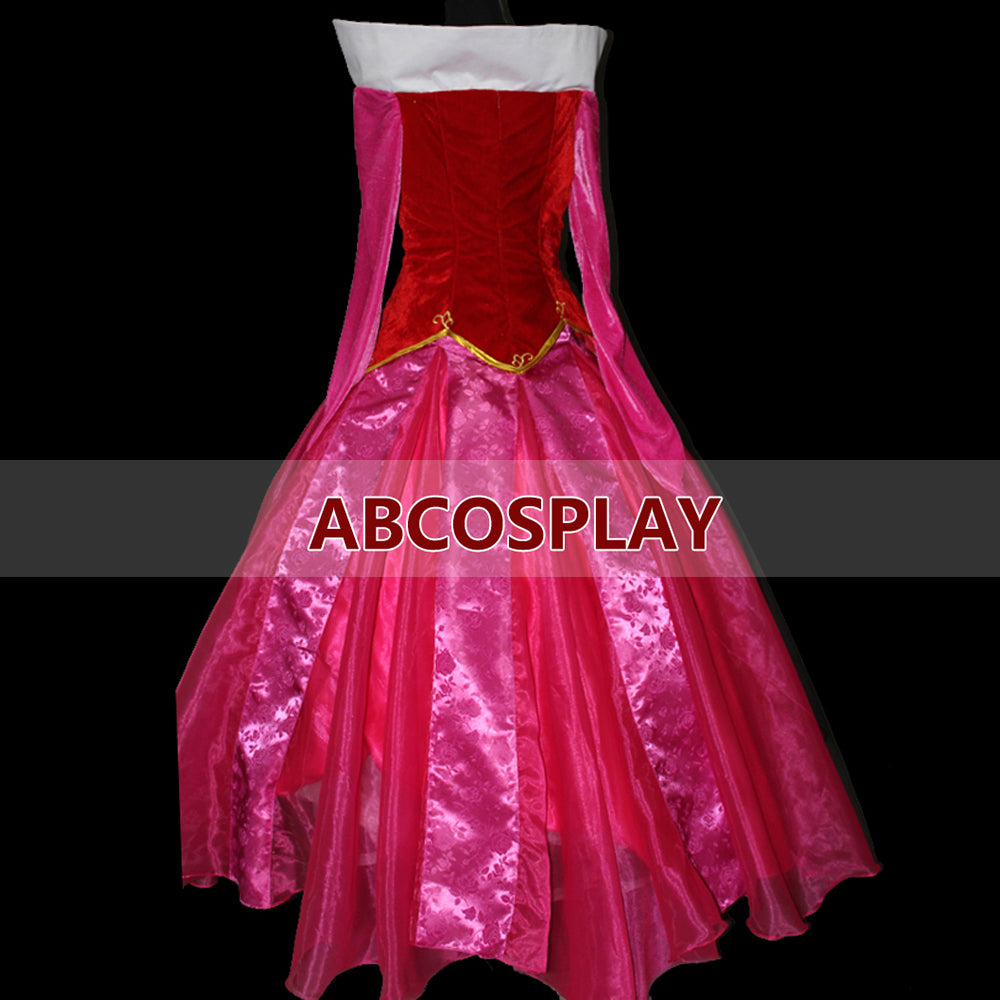 Sleeping Beauty Aurora Princess Dress Cosplay Costume