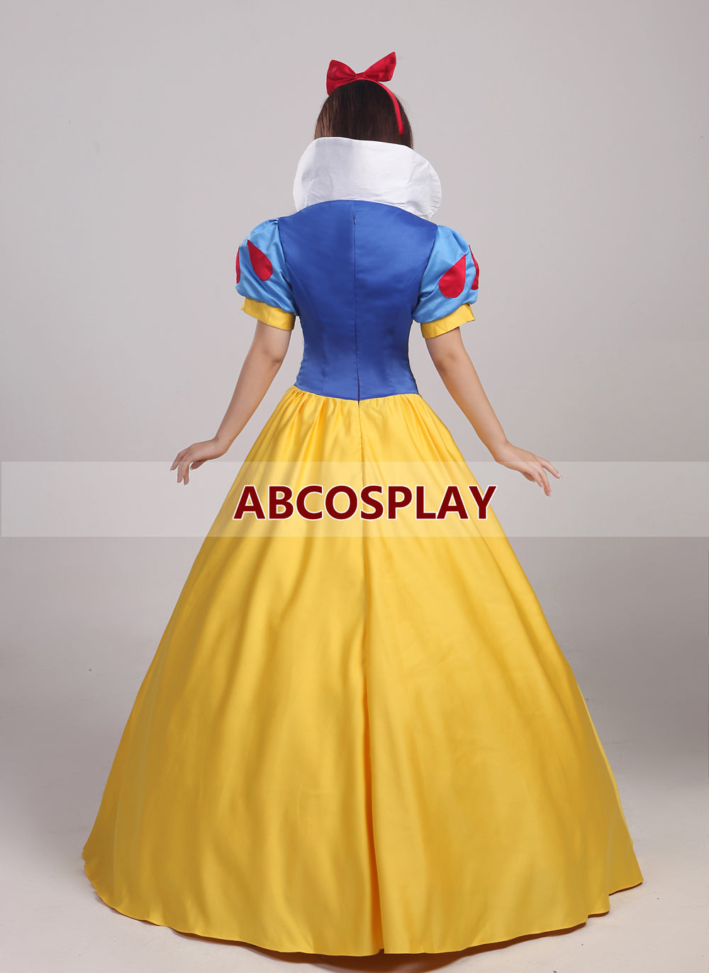 Princess Snow White Dress Classic Satin Snow White Cosplay Costume
