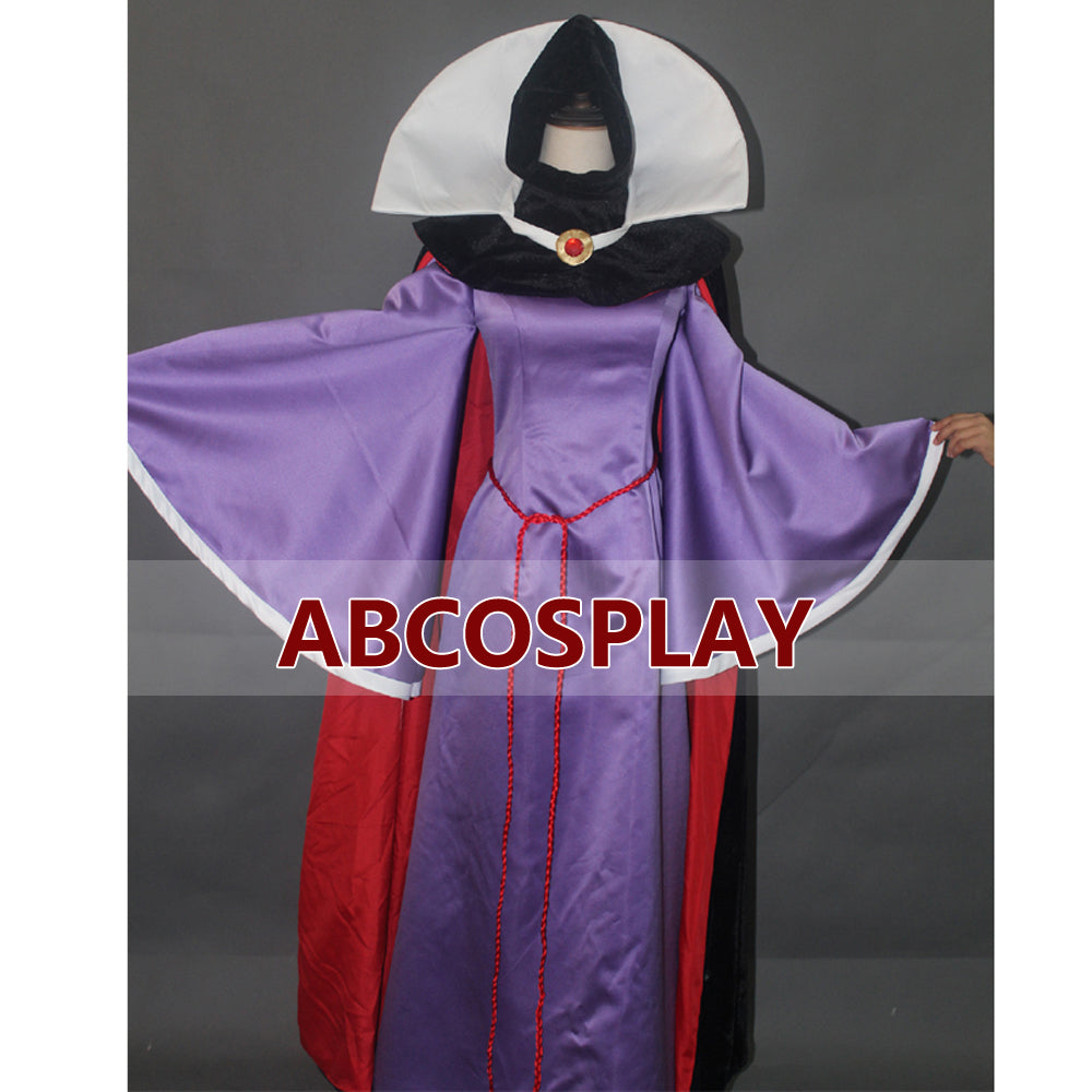 Snow White Evil Queen Purple Dress Vs Cape Cosplay Costume
