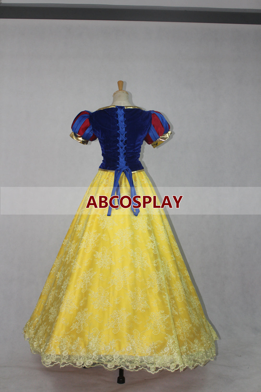 Snow White Princess Dress Cloak Satin Lace for Adult Woman Girls Cosplay Costume