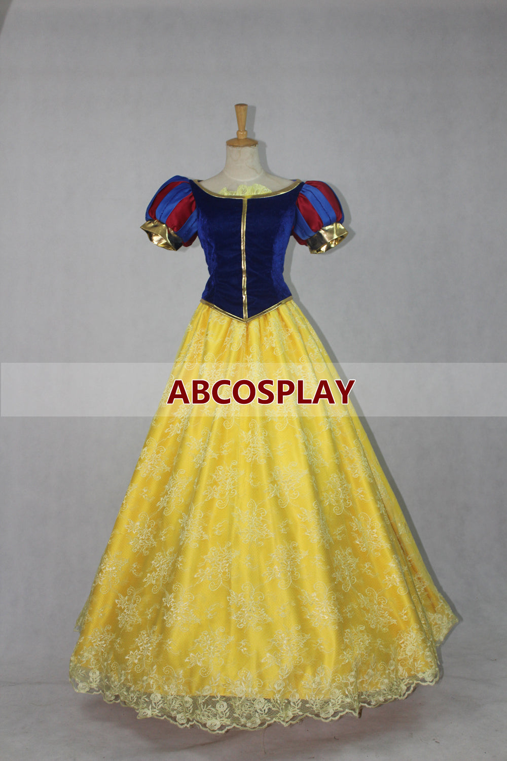 Snow White Princess Dress Cloak Satin Lace for Adult Woman Girls Cosplay Costume
