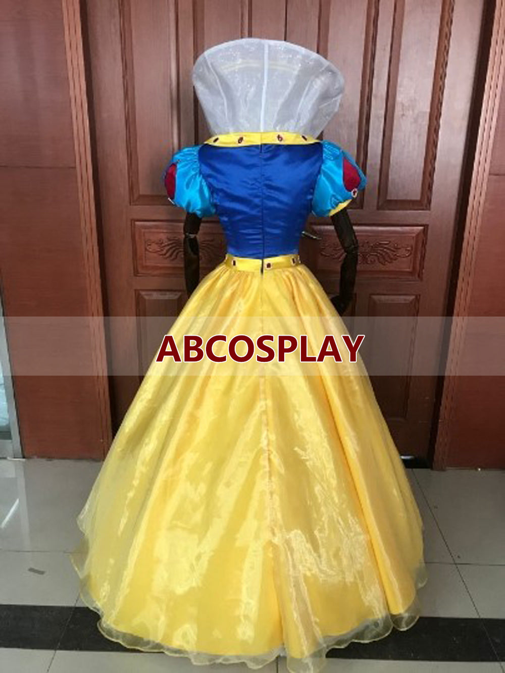 Princess Snow White Dress Satin Cosplay Costume,Snow White Cosplay