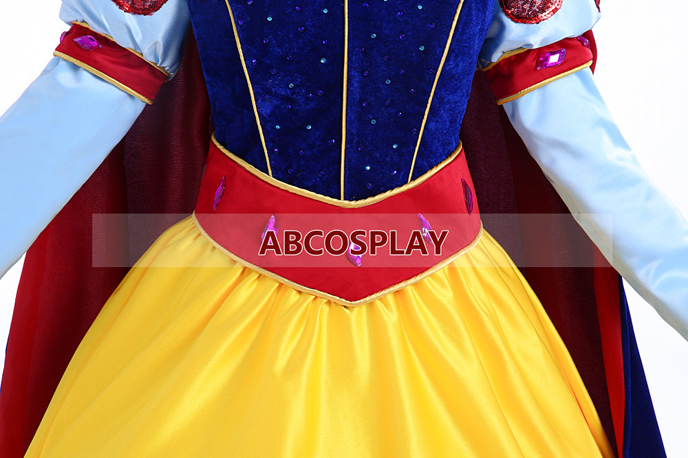 Snow White Princess Dress Thick Style Winter Dress Cosplay Costume