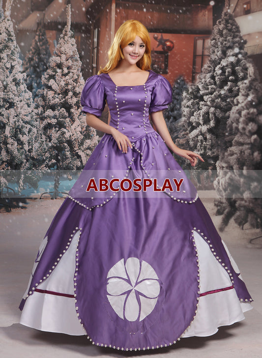 Sofia The First Princess Purple Dress Cosplay Costume