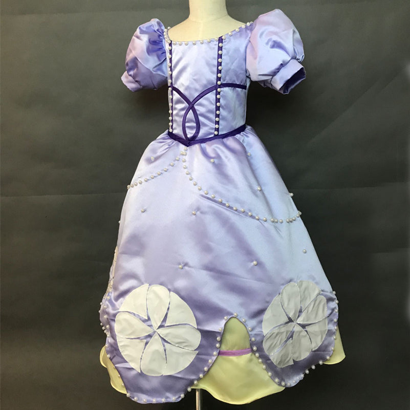 kid Sofia The First Sofia Princess Dress Cosplay Costume
