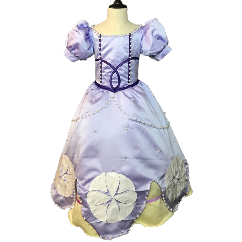 kid Sofia The First Sofia Princess Dress Cosplay Costume