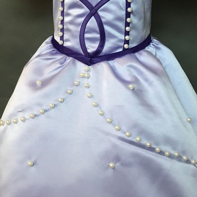 kid Sofia The First Sofia Princess Dress Cosplay Costume