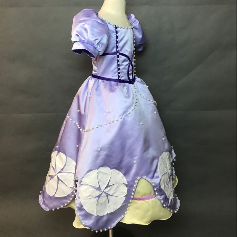 kid Sofia The First Sofia Princess Dress Cosplay Costume