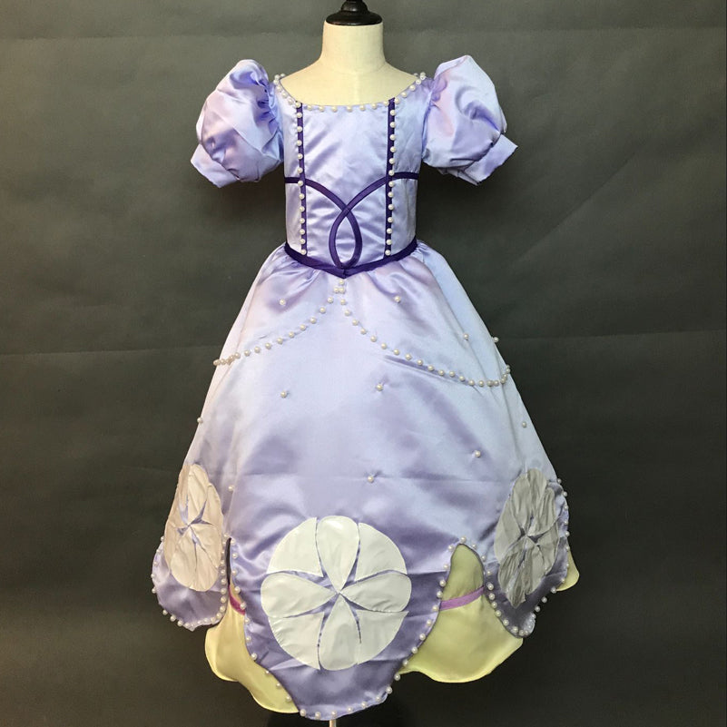 kid Sofia The First Sofia Princess Dress Cosplay Costume