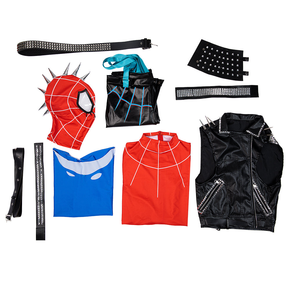 Spiderman Across the Spider-Verse Hobart Hobie Brown Cosplay Costumes Free Shipping