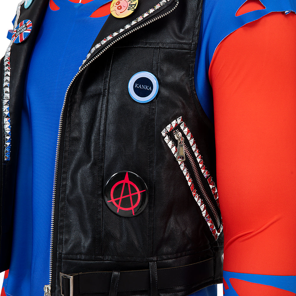 Spiderman Across the Spider-Verse Hobart Hobie Brown Cosplay Costumes Free Shipping