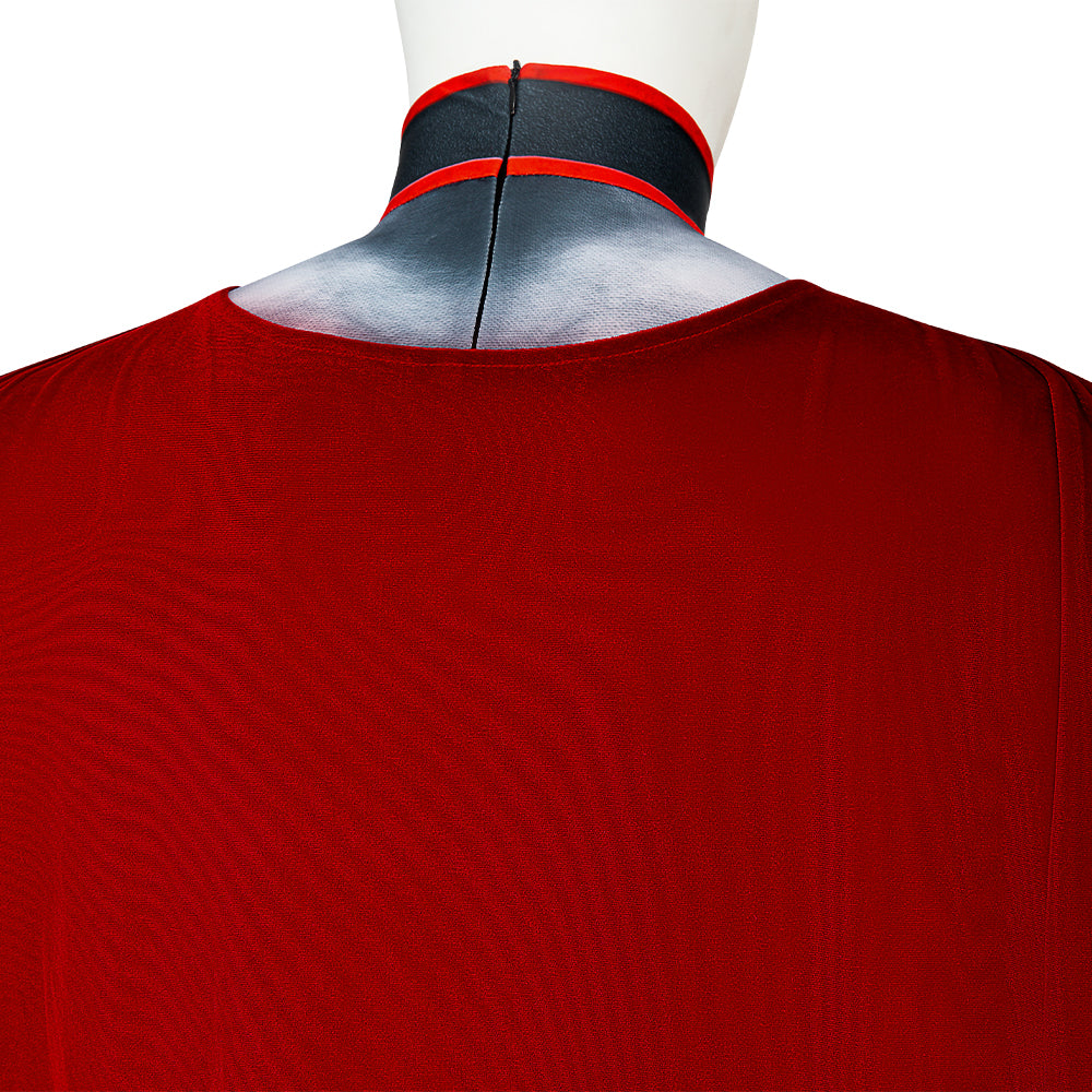 Clark Kent Red Son Cosplay Costumes Jumpsuit Cloak Halloween Free Shipping