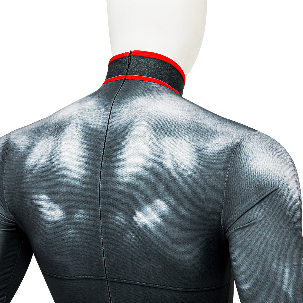 Clark Kent Red Son Cosplay Costumes Jumpsuit Cloak Halloween Free Shipping