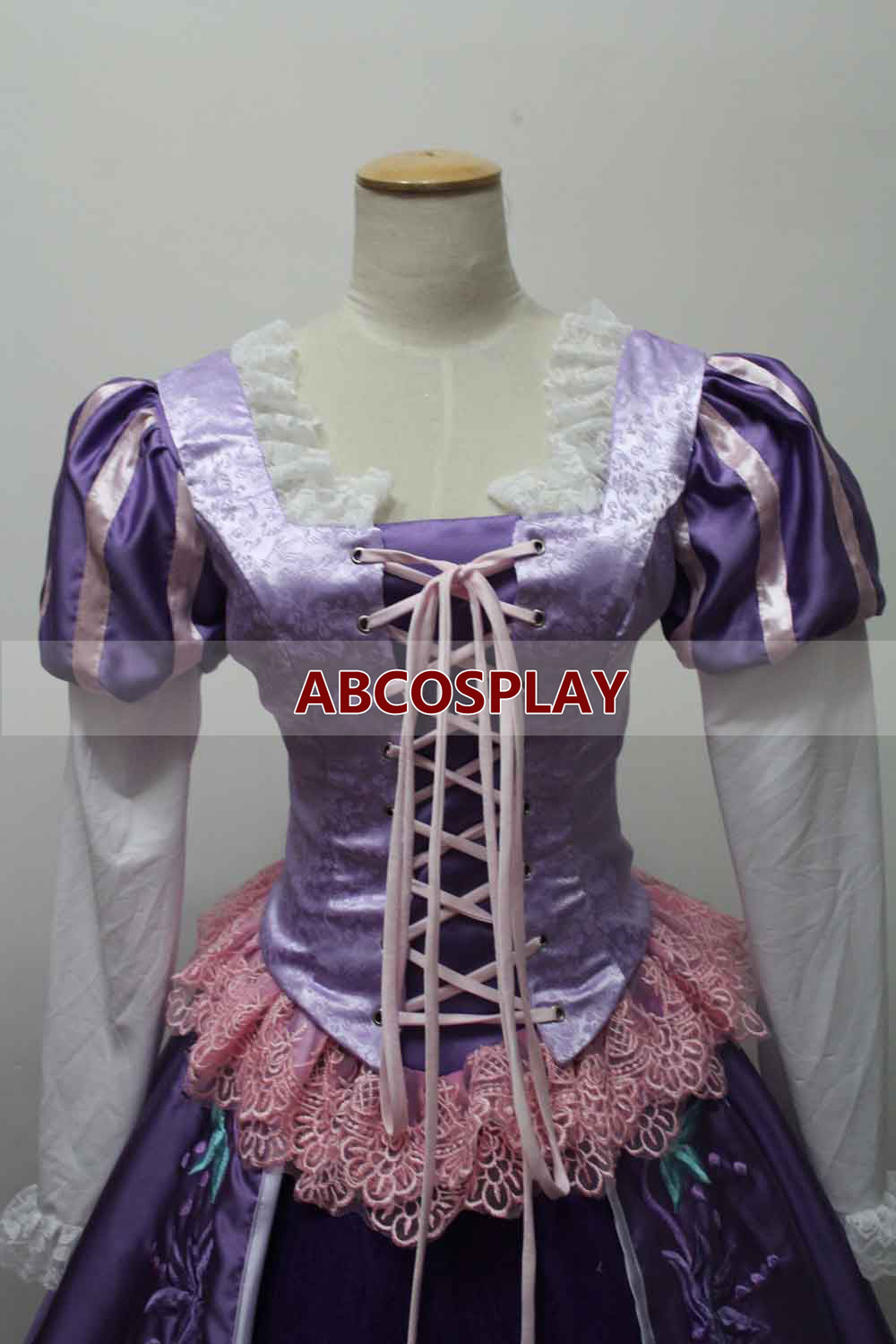 Tangled Rapunzel Cosplay Costume Tangled Rapunzel Embroidery Princess Dress