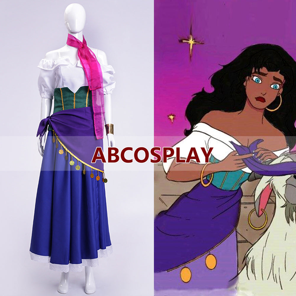 The Hunchback Of Notre Esmeralda Princess Dress Cosplay Costume