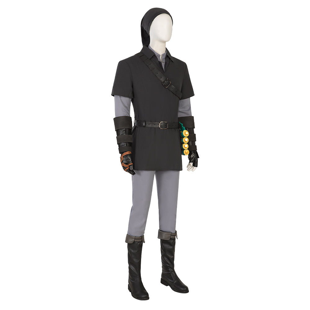 The Legend of Zelda Tears of the Kingdom Link Dark Version Cosplay Costume Free Shipping