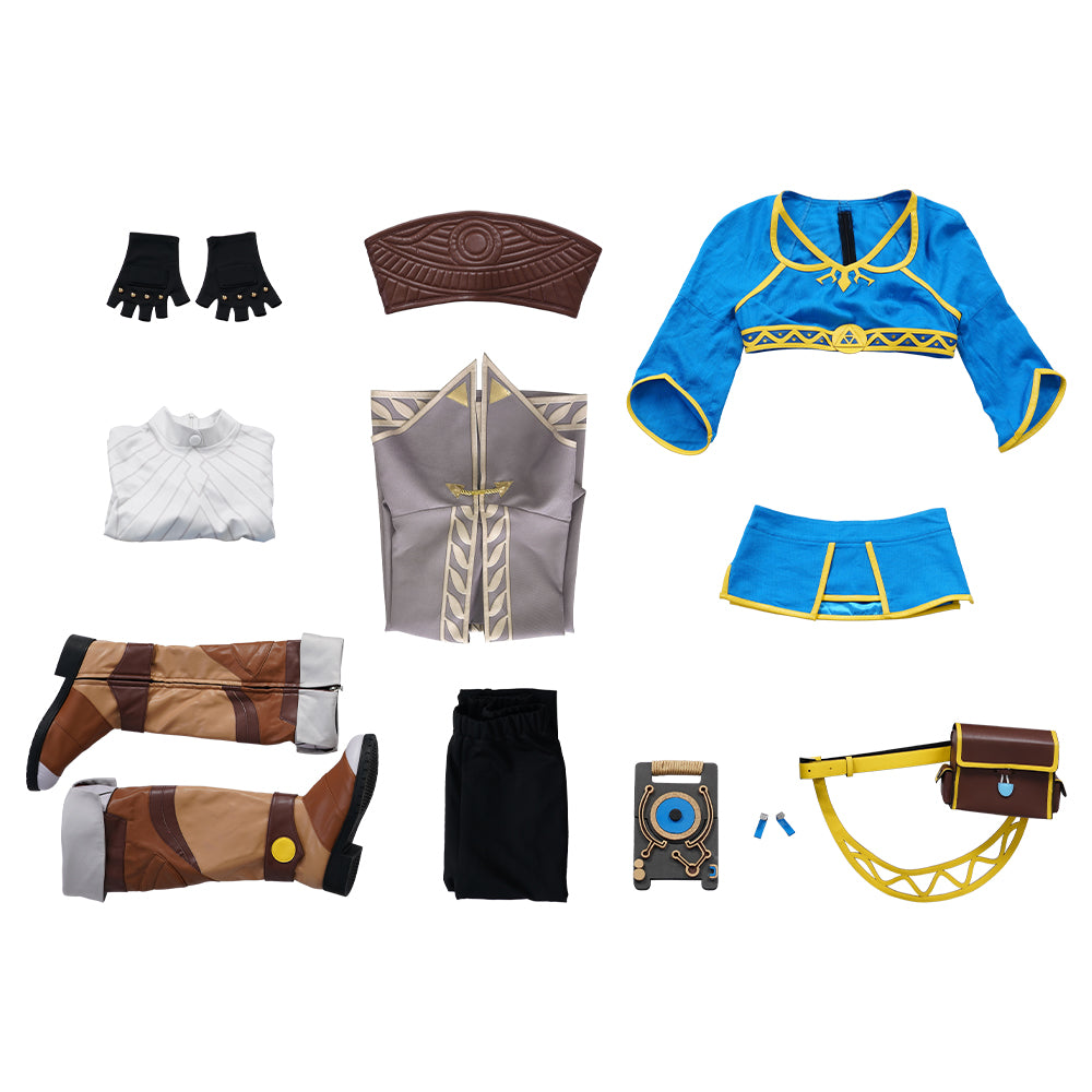 The Legend of Zelda Tears of the Kingdom Princess Zelda Cosplay Costumes Free Shipping