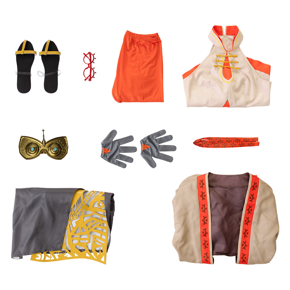 The Legend of Zelda Tears of the Kingdom Purah Cosplay Costumes