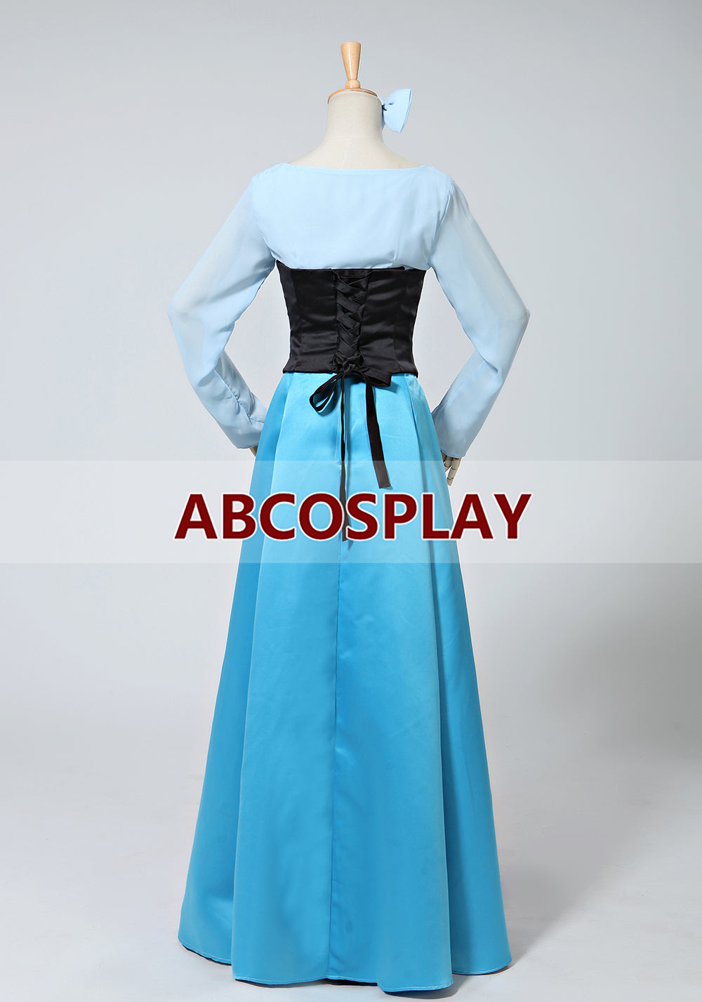 The Little Mermaid Ariel Blue Dress Cosplay Costume,Princess Ariel