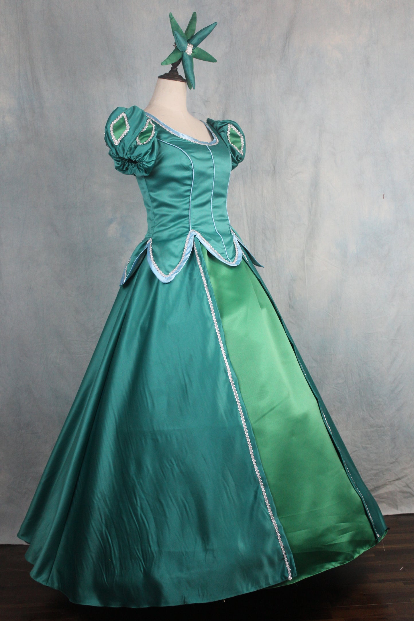 The little Mermaid Princess Ariel Dress Green Cosplay Costumes