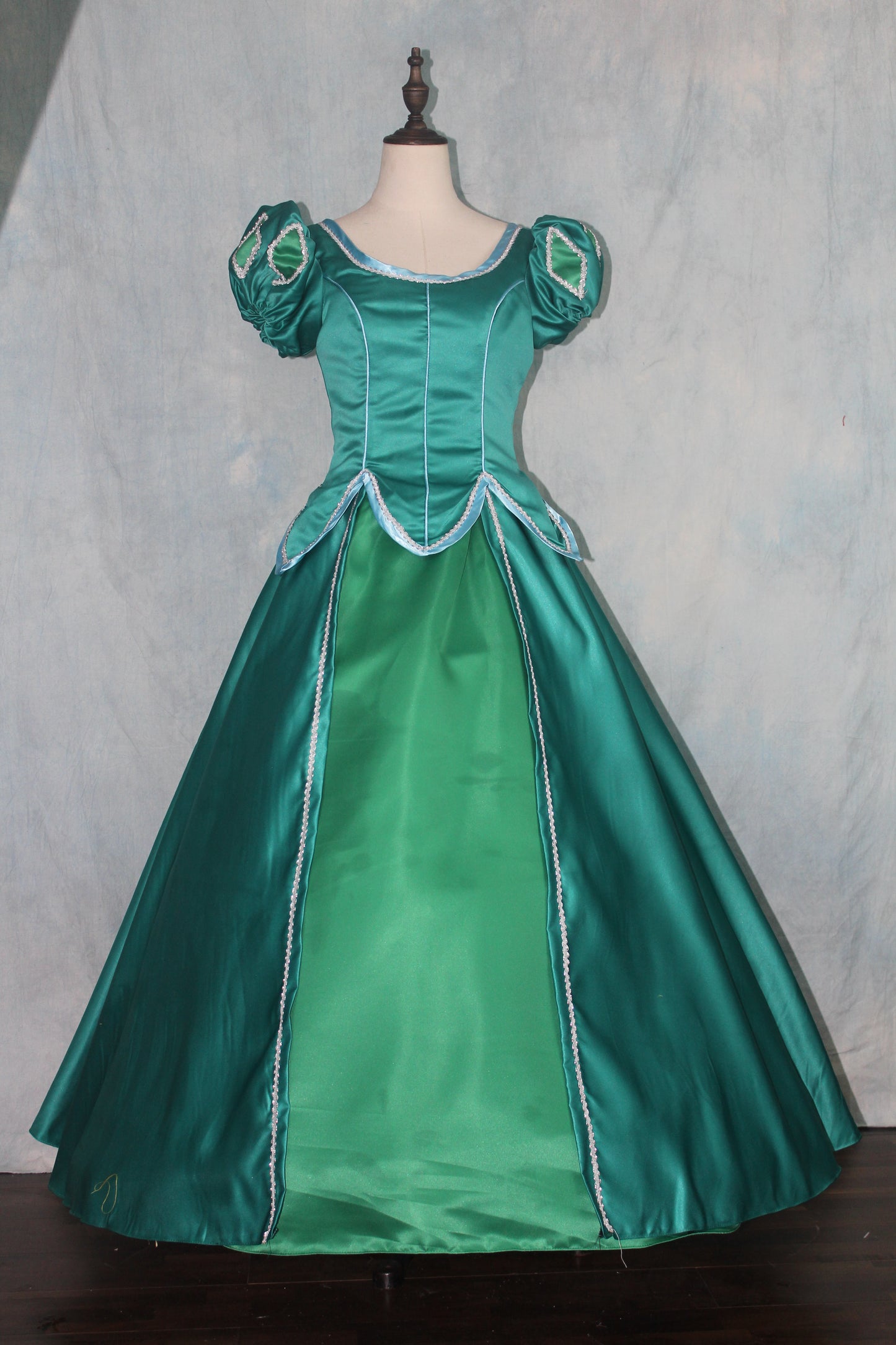 The little Mermaid Princess Ariel Dress Green Cosplay Costumes